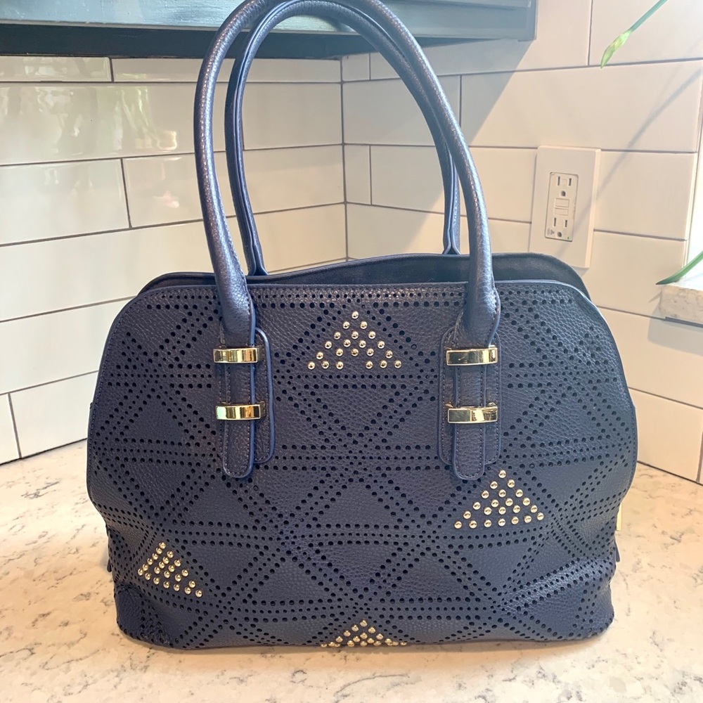 Charming Charlie’s navy handbag